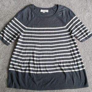 LOFT short sleeve linen blend sweater